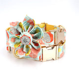 The Chloe Flower Collar Set with Free Engraving