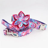 The Isla Flower Collar Set with Free Engraving
