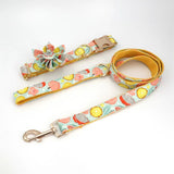 The Chloe Flower Collar Set with Free Engraving