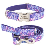 The Aurora Flower Collar Set with Free Engraving