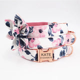 The Scarlett Flower Collar Set with Free Engraving