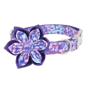 The Aurora Flower Collar Set with Free Engraving
