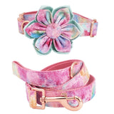 The Olivia Flower Collar Set with Free Engraving
