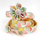 The Chloe Flower Collar Set with Free Engraving