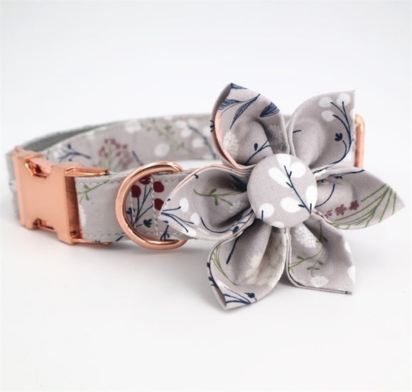 The Madison Flower Collar Set with Free Engraving