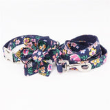The Natalie Flower Collar Set with Free Engraving