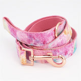 The Olivia Flower Collar Set with Free Engraving